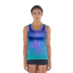 Stars Sky Cosmos Galaxy Sport Tank Top 