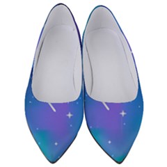 Stars Sky Cosmos Galaxy Women s Low Heels by Pakjumat