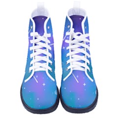 Stars Sky Cosmos Galaxy Women s High-top Canvas Sneakers by Pakjumat