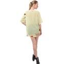 Autumn Border Frame Background Oversized Chiffon Top View2