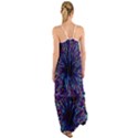 Abstract Beam Blast Cami Maxi Ruffle Chiffon Dress View2