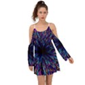 Abstract Beam Blast Boho Dress View1