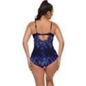 Abstract Beam Blast Retro Full Coverage Swimsuit View4