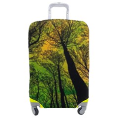 Landscape Night Moon Star Nature Luggage Cover (medium) by Pakjumat