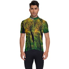 Landscape Night Moon Star Nature Men s Short Sleeve Cycling Jersey by Pakjumat