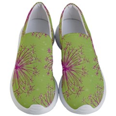 Dandelion Flower Background Nature Flora Drawing Women s Lightweight Slip Ons by Pakjumat