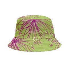 Dandelion Flower Background Nature Flora Drawing Bucket Hat by Pakjumat