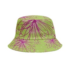 Dandelion Flower Background Nature Flora Drawing Inside Out Bucket Hat by Pakjumat