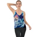 Storm Tsunami Waves Ocean Sea Nautical Nature Chiffon Cami View1