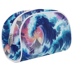 Storm Tsunami Waves Ocean Sea Nautical Nature Make Up Case (medium) by Pakjumat