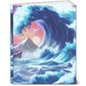 Storm Tsunami Waves Ocean Sea Nautical Nature 8  x 10  Hardcover Notebook View1