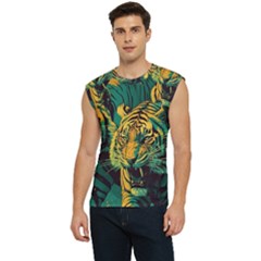 Abstract Landscape Nature Floral Animals Portrait Men s Raglan Cap Sleeve T-shirt