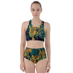 Abstract Landscape Nature Floral Animals Portrait Racer Back Bikini Set by Pakjumat