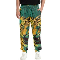 Abstract Landscape Nature Floral Animals Portrait Men s Elastic Waist Pants by Pakjumat