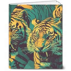 Abstract Landscape Nature Floral Animals Portrait 8  X 10  Hardcover Notebook by Pakjumat