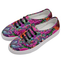 Flowers Nature Spring Blossom Flora Petals Art Women s Classic Low Top Sneakers by Pakjumat