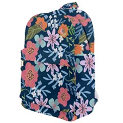 Flowers Flower Flora Nature Floral Background Painting Classic Backpack by Pakjumat