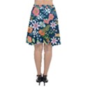 Flowers Flower Flora Nature Floral Background Painting Chiffon Wrap Front Skirt View2