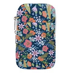 Flowers Flower Flora Nature Floral Background Painting Waist Pouch (small) by Pakjumat