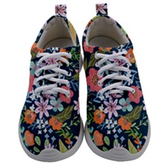 Flowers Flower Flora Nature Floral Background Painting Mens Athletic Shoes by Pakjumat