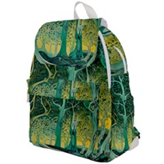 Nature Trees Forest Mystical Forest Jungle Top Flap Backpack by Pakjumat