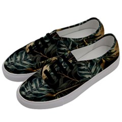 Tropical Leaves Foliage Monstera Nature Home Men s Classic Low Top Sneakers by Pakjumat