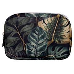 Tropical Leaves Foliage Monstera Nature Home Make Up Pouch (small) by Pakjumat