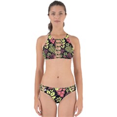 Flower Leaves Floral Flora Nature Perfectly Cut Out Bikini Set by Pakjumat