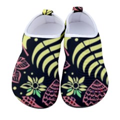 Flower Leaves Floral Flora Nature Men s Sock-style Water Shoes by Pakjumat