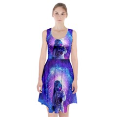 The Cosmonaut Galaxy Art Space Astronaut Racerback Midi Dress by Pakjumat