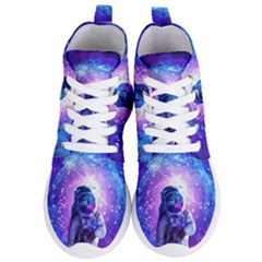 The Cosmonaut Galaxy Art Space Astronaut Women s Lightweight High Top Sneakers by Pakjumat