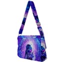 The Cosmonaut Galaxy Art Space Astronaut Full Print Messenger Bag (S) View2