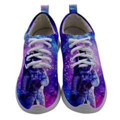 The Cosmonaut Galaxy Art Space Astronaut Women Athletic Shoes by Pakjumat