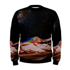 Retro Vintage Space Galaxy Men s Sweatshirt by Pakjumat