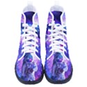 The Cosmonaut Galaxy Art Space Astronaut Kid s High-Top Canvas Sneakers View1