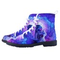 The Cosmonaut Galaxy Art Space Astronaut Kid s High-Top Canvas Sneakers View2