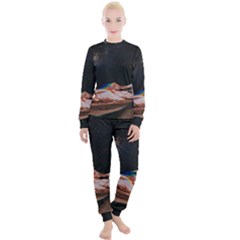 Retro Vintage Space Galaxy Women s Lounge Set by Pakjumat