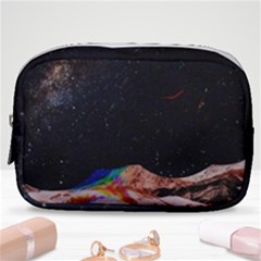 Retro Vintage Space Galaxy Make Up Pouch (small) by Pakjumat