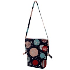 Space Galaxy Pattern Folding Shoulder Bag by Pakjumat