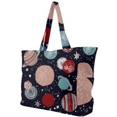 Space Galaxy Pattern Simple Shoulder Bag by Pakjumat