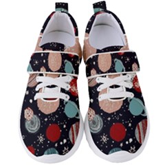 Space Galaxy Pattern Women s Velcro Strap Shoes by Pakjumat