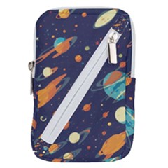 Space Galaxy Planet Universe Stars Night Fantasy Belt Pouch Bag (small) by Pakjumat