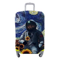 Starry Surreal Psychedelic Astronaut Space Luggage Cover (small) by Pakjumat