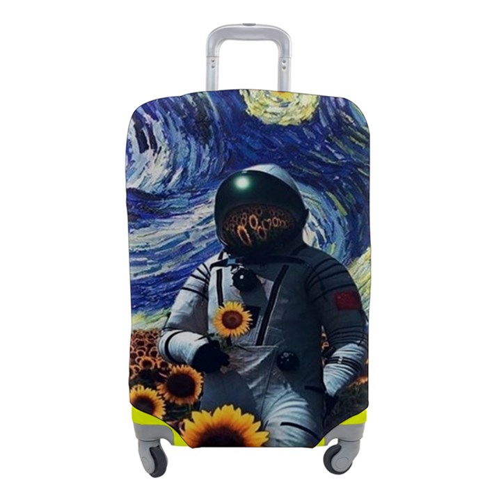 Starry Surreal Psychedelic Astronaut Space Luggage Cover (Small)