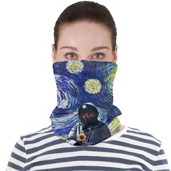 Starry Surreal Psychedelic Astronaut Space Face Seamless Bandana (adult) by Pakjumat