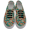 Multicolored Honeycomb Colorful Abstract Geometry Men s Classic Low Top Sneakers View1