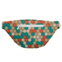 Multicolored Honeycomb Colorful Abstract Geometry Fanny Pack View2