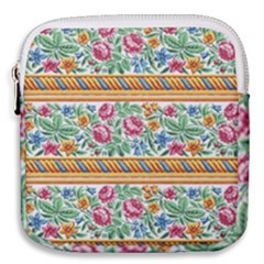 Flower Fabric Design Mini Square Pouch by Pakjumat