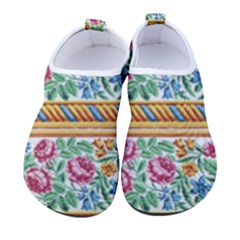 Flower Fabric Design Women s Sock-style Water Shoes