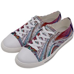 Abstract Background Ornamental Women s Low Top Canvas Sneakers by Pakjumat